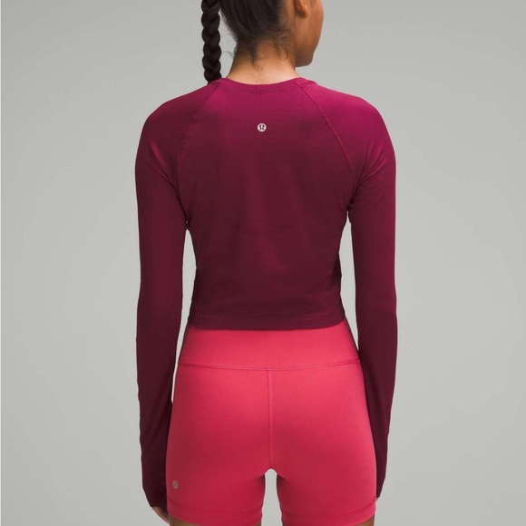 lululemon athletica Burgundy Long Sleeve Top - Picture 1 of 10